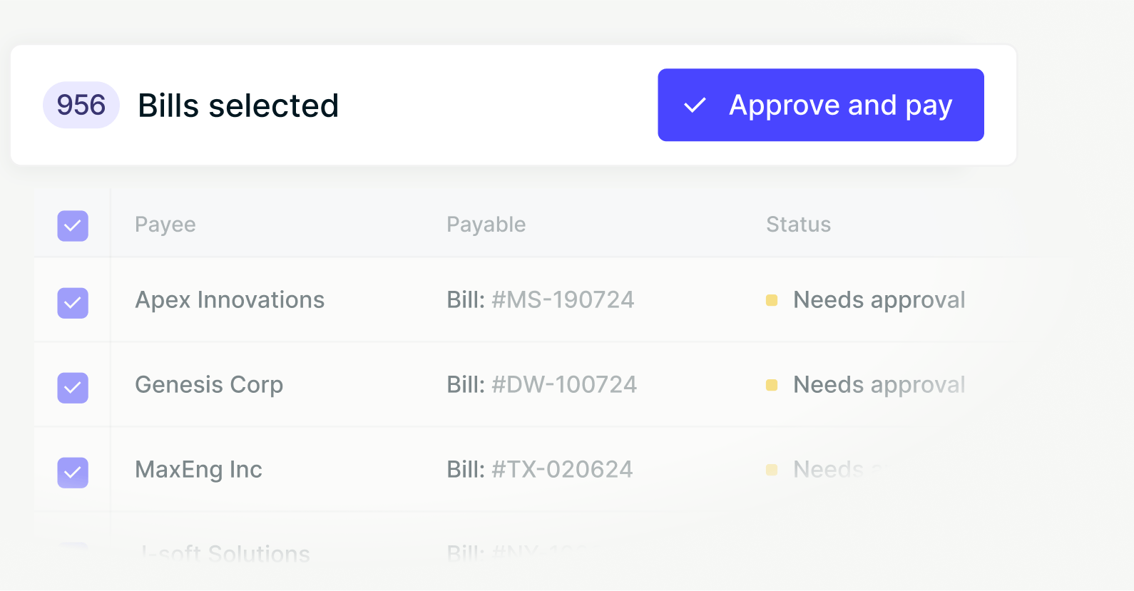 Process Bills Vendors Faster